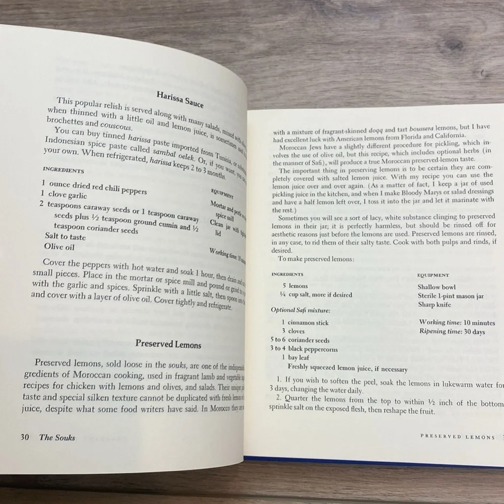 *Signed* 1st Ed/Prt Couscous And‎ Other Good Food From Morocco Cookbook